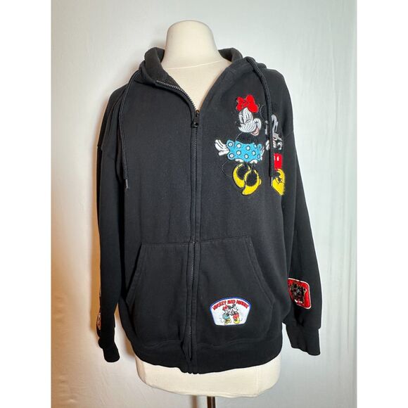 Disney Minnie and Mickey Mouse Zip Up Sweatshirt Kids Size XL - Picture 6 of 8